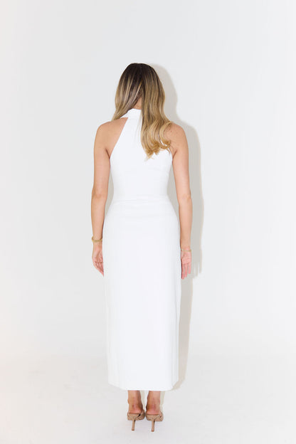 ELOWEN The Ultimate Muse Collar Maxi Dress