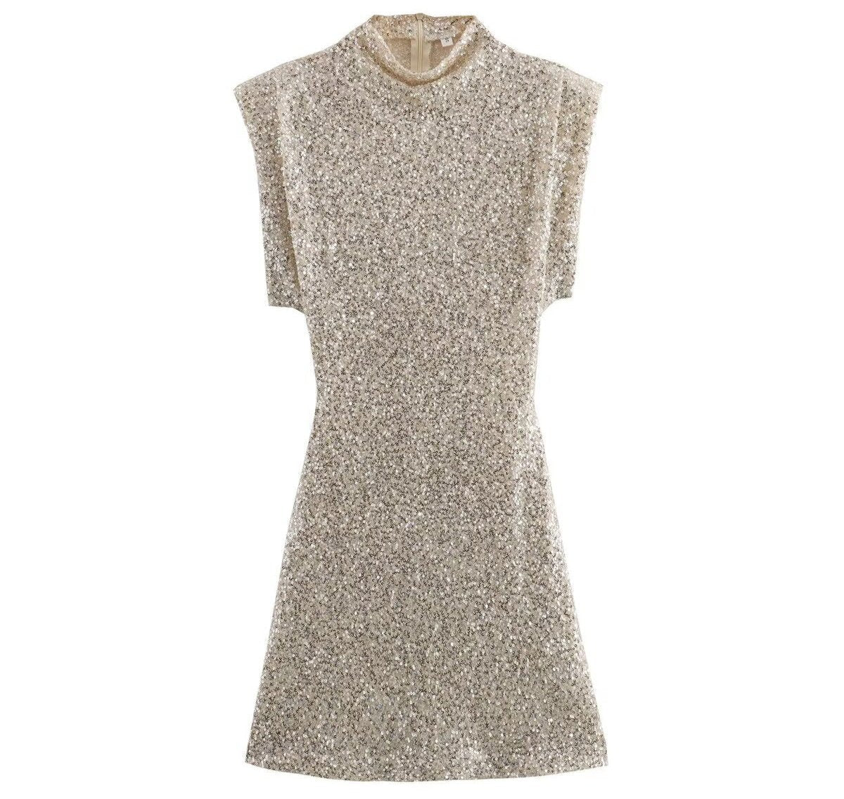 ELOWEN Trendy Glitter Dress